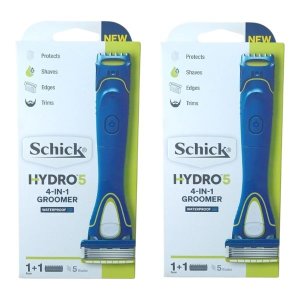 Schick Hydro 5 (4 in 1 Groomer) - Trim Shave &amp; Edge With Precision x 2