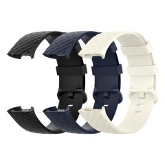 3 PACK Strap Compatible With Fitbit Charge 4/Charge 3/Charge 3 SE-Large