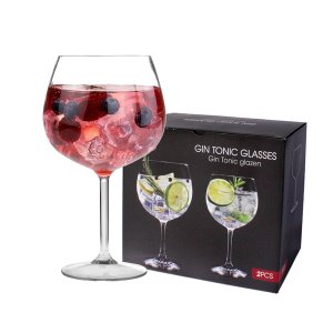Set of 2 Premium 650ml Gin Cocktail Glasses