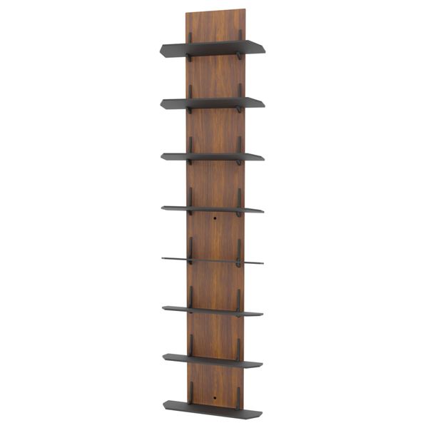 db Creative - Wall Wine Rack, Stackable Wood Wall Wine Shelf (8 bottles)