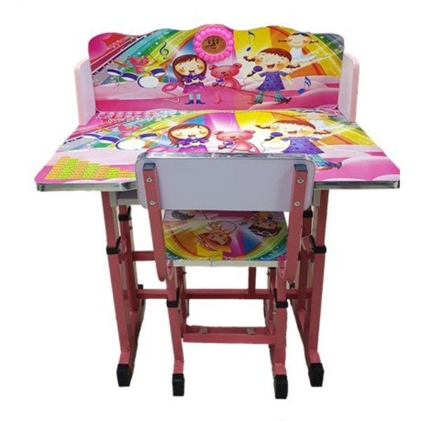 Kid's Table and Chair Set - Pink