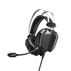 RGB Gaming Headset-Hi-Fi Stereo Sound with Noise-Cancelling Microphone-GE07