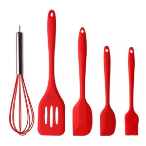 5 Pieces Of Baking Props - Red
