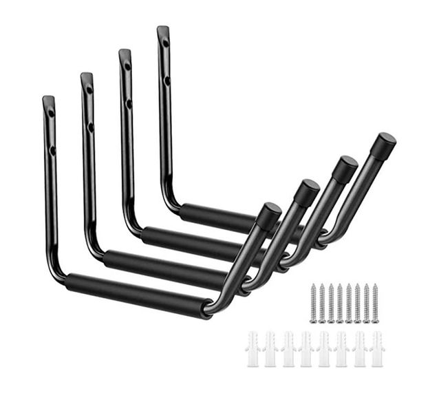 4 Pack Heavy Duty Wall Mount Canoe Hangers Garage Storage Hooks
