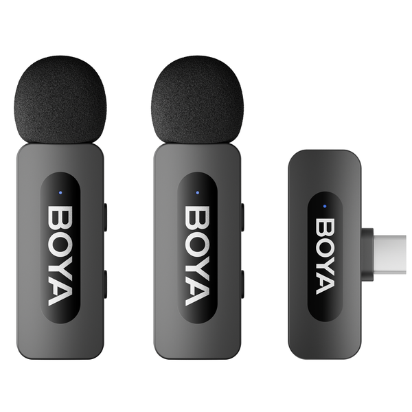 Boya BY-V20 V2.0 Ultra-Compact 2.4GHz Wireless Mic System for USB-C Devices