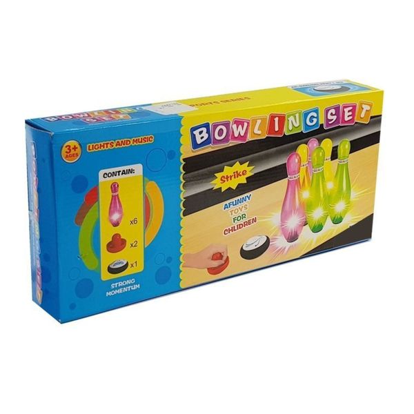 9 Piece Strike Zone Bowling Set - Toys for Kids