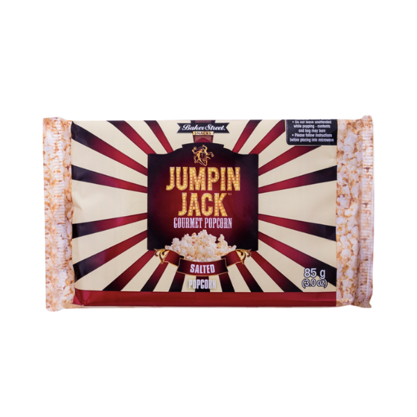 Baker Street - Jumpin Jack Microwave Popcorn Salted 6 x 85g