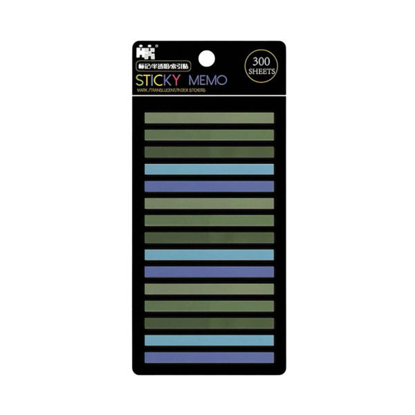 Highlighter Sticky Strips - 300 Sheets