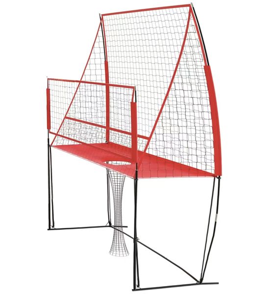 Volleyball Training Aid Net Set Hitting Practice Tent Adjustable Height
