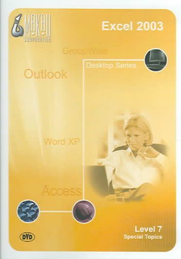 Excel 2003 Level 7 Special Topics - (Region 1 Import DVD)