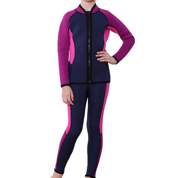 3mm Kids Wetsuit Thermal Wetsuit Swimming Surfing Diving Suit Top And Pants
