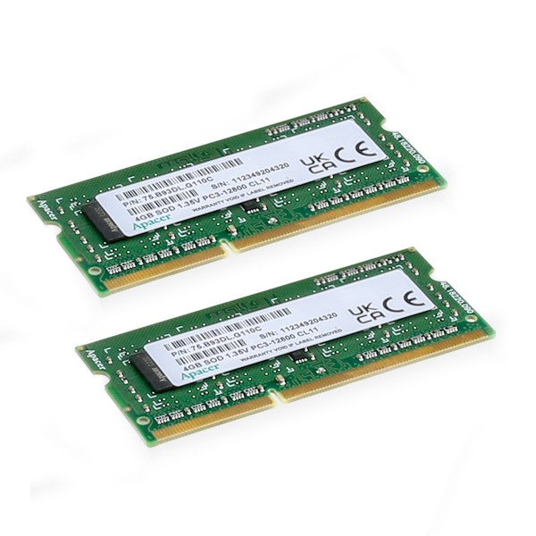 Apacer Combo- Apacer 8Gb DDR3 1600Mhz SODimm Laptop RAM (2 x 4GB)