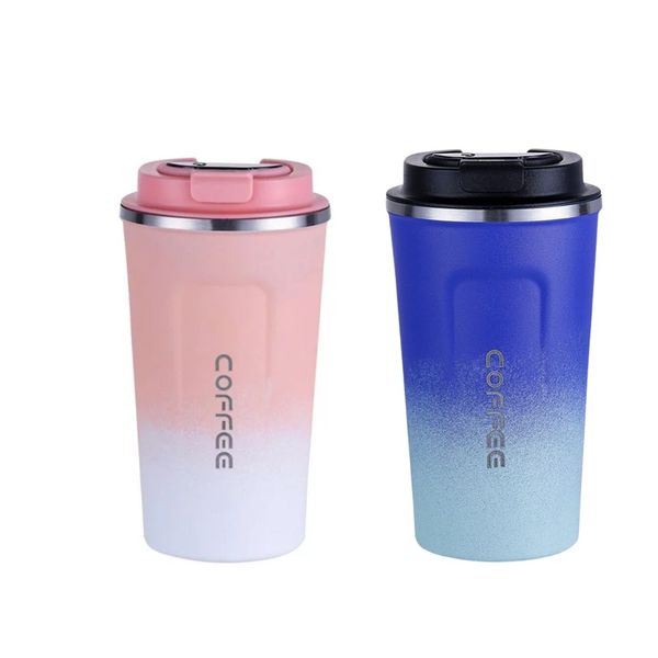 2 Stainless Steel Vacuum Flasks
