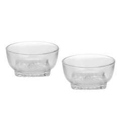 Curry Bowl - Premium Glass Bowl Set for Curry and Gravies - Pack of 2