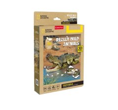 Cubic Fun National Geographic Kids - Crocodile 3D DIY Puzzle (54 Pieces)