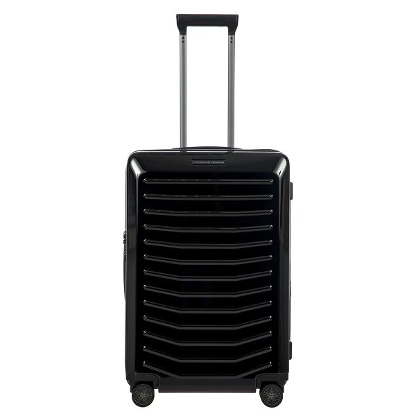 Porsche Design - 4 Wheel Trolley Suitcase M - Shiny Black
