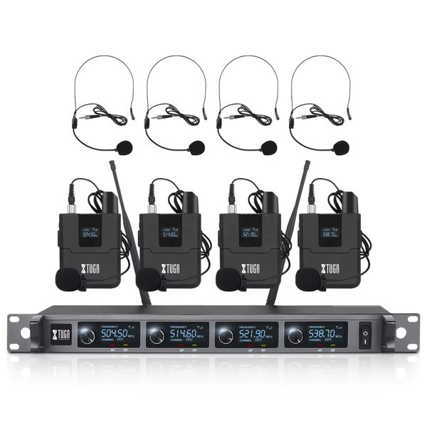 DW Tuga Wireless Lavalier &amp; Handheld Microphone For Camera.4Ch