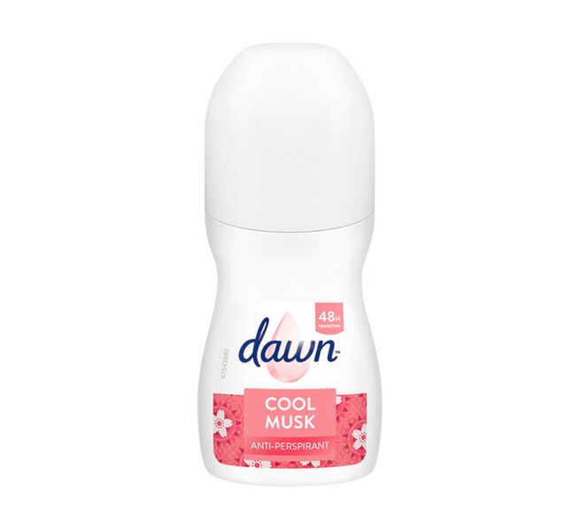 Dawn Roll On Women Cool Musk (6 x 45ml)