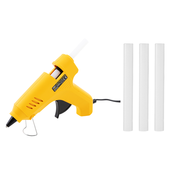 DELI Fast Heat Glue Gun 60W with 3 Glue Sticks (11mm)
