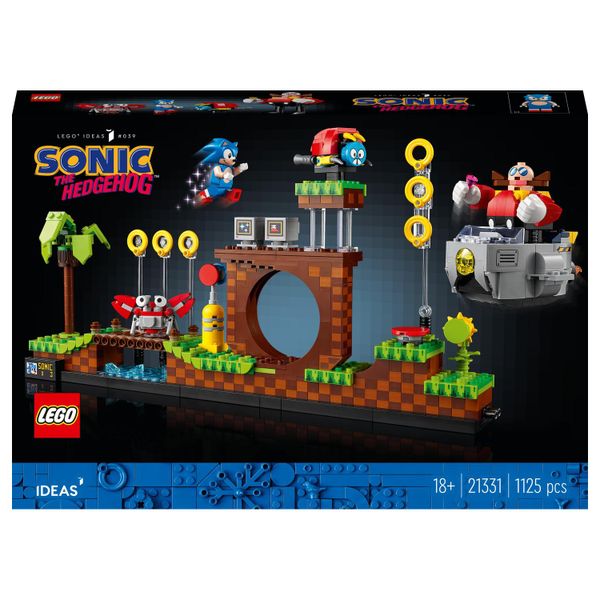 LEGO® Ideas Sonic the Hedgehog™ – Green Hill Zone 21331 Building Toy Set (1,125 Pieces)