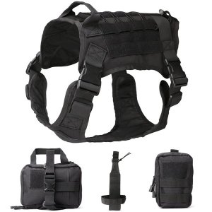 Tactical Dog Harness Vest Set - M