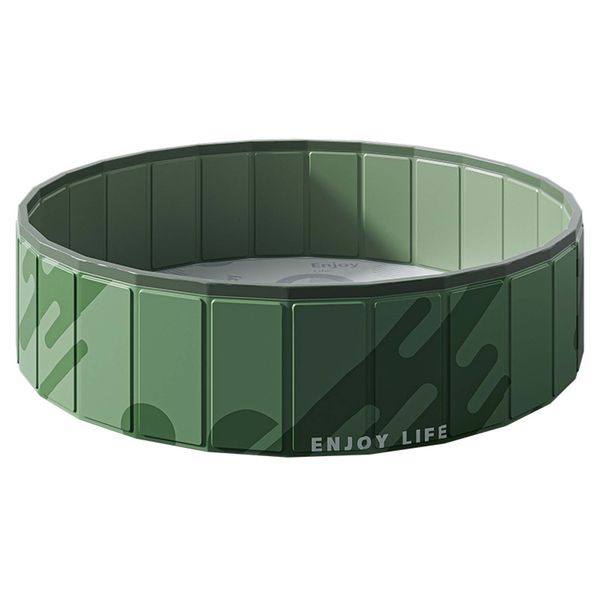 Foldable PVC Pet Tub, Non Inflatable Stock Tank Design Ldeal for Dog ,Cat