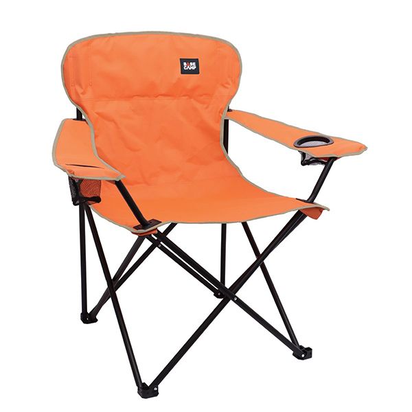 Basecamp Outdoor Folding Spider Camping Chair- Orange (120kg)
