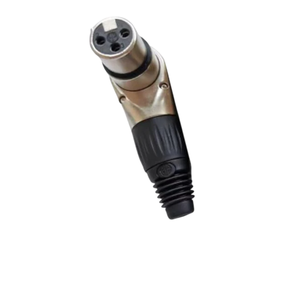 XLR3-11CRA 3-Pin Male Right-Angle XLR Cable Connector