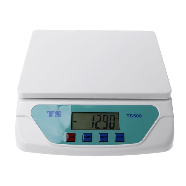 30kg Electronic LCD Display Weighing Kitchen Scale - White