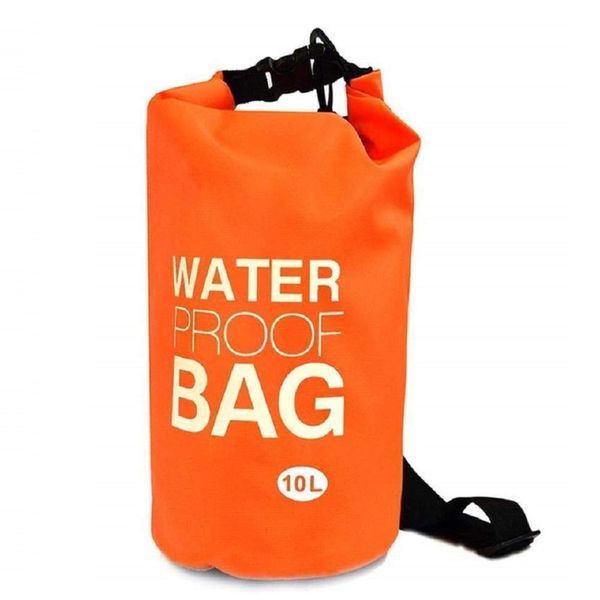 Waterproof Drybag Backpack - Outdoors - Orange 10L