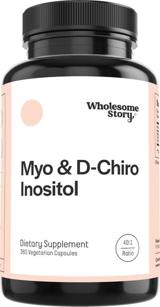 Wholesome Story Myo-Inositol &amp; D-Chiro Inositol Supplement - 90 Servings