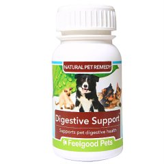 Feelgood Pets - Digestive Support - Herbal Remedy - 60 Capsules