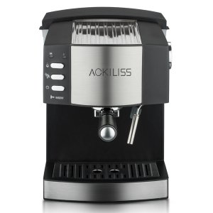 Coffee machine with built-in milk frother, 1.6 liters.