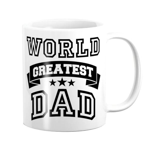 Pappa Joe Mug - Worlds Greatest Dad Black