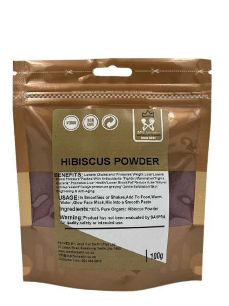 Ididit For Earth Hibiscus Powder Superfood Supplement 100g