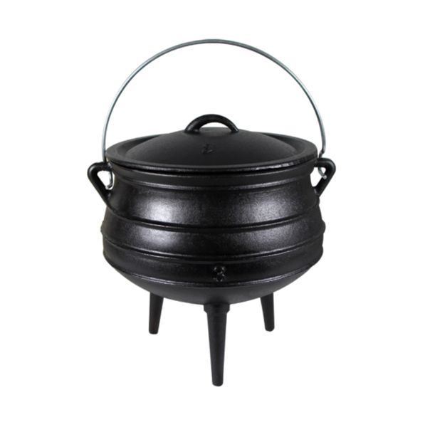 Potjie Pot - Number 3 Cast Iron - Fr-Yaz14f3