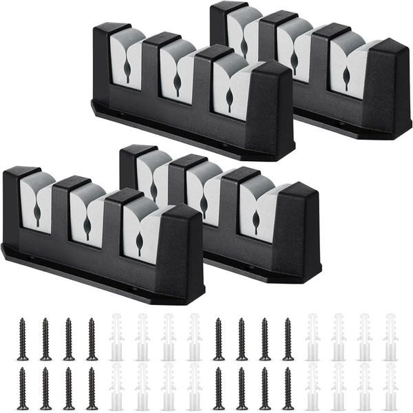 3 Rod Fishing Rod Holder Wall Mount Fishing Rod Rack 4pcs Grey