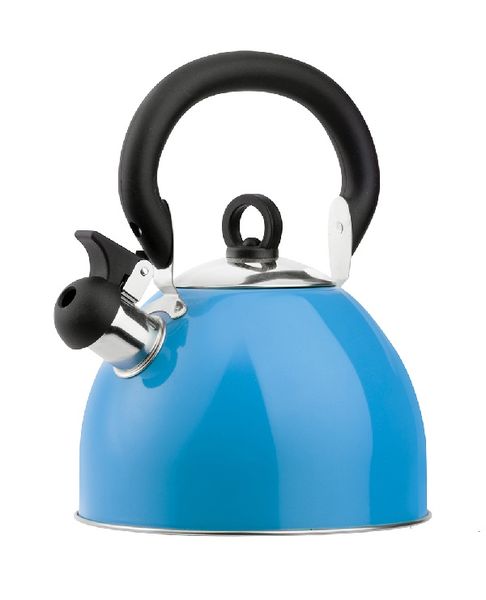 Stainless Steel Whistling Kettle 2.5Ltr. Light Blue