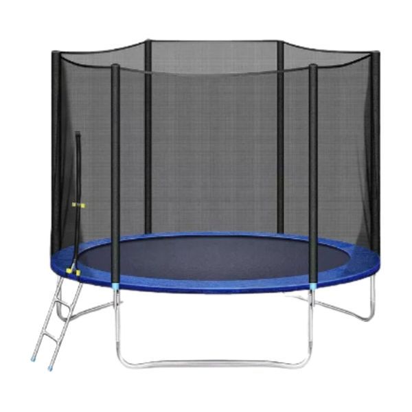 Outdoor Safety Trampoline with Enclosure Net and Ladder