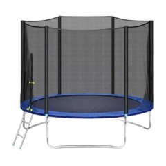 HURRIAJ Outdoor Safety Trampoline with Enclosure Net