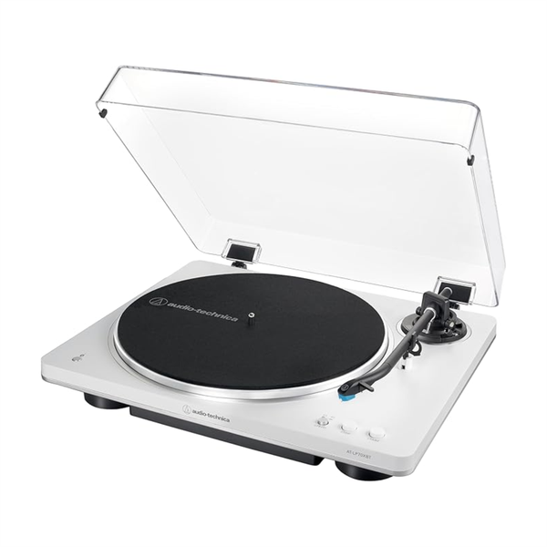 Audio Technica AT-LP70XBT Fully Automatic Belt-Drive Turntable (White)
