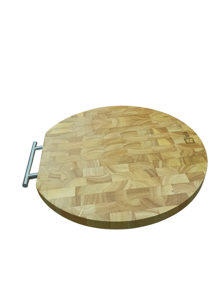 Round Cutting Board With Handle