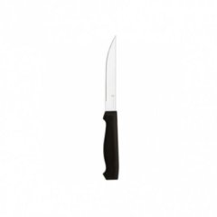 Cuisine serrated steak knives black handle - 24 Pack
