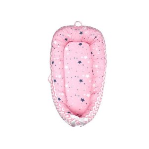 Portable Baby Sleeper Bed with Mosquito Nest - Pink