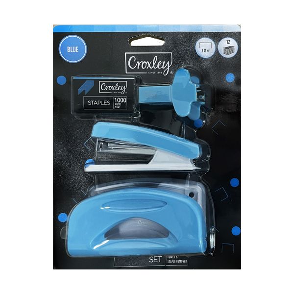Croxley Punch and Stapler set - Bue