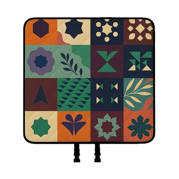 Extra Large Foldable Picnic Blanket With Carry Strap Camping Beach Blanket