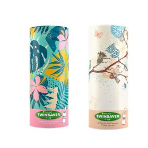 Twinsaver 2ply Facial Tissues Tube 80 Tissues 2 Pack