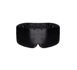 Natural Silk Blackout Eye Mask For Women Man, Pressureless, Adjustable Band