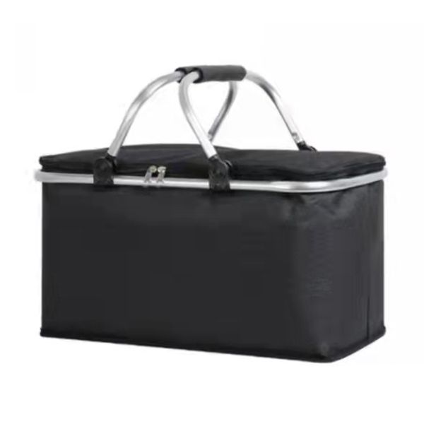 Picnic Basket 45x25x28cm Cooler Bag Food Carrier Bag