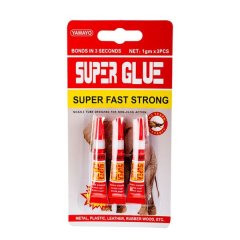 Super Glue - DIY Accessories - Glue - 1 gm - 3 Pieces - 24 Pack